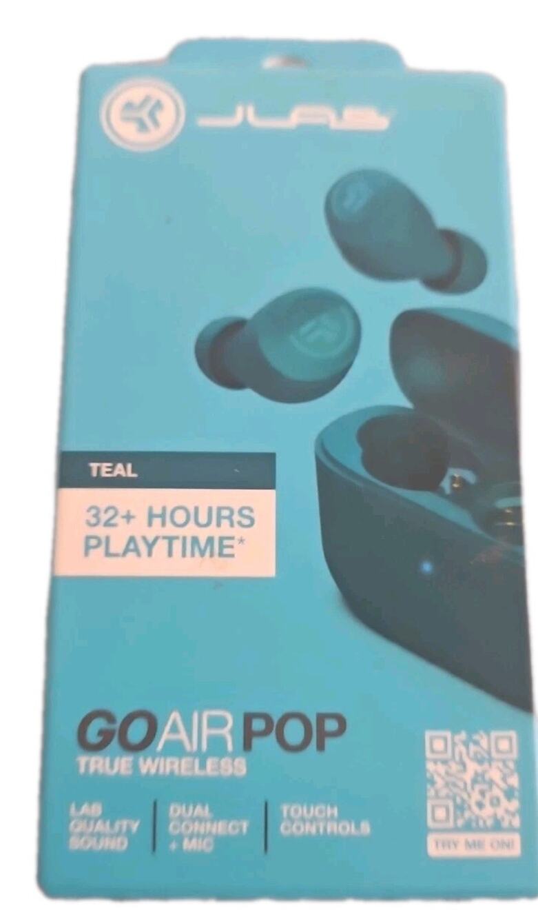 JLab - GO Air POP True Wireless In-Ear Headphones - Teal